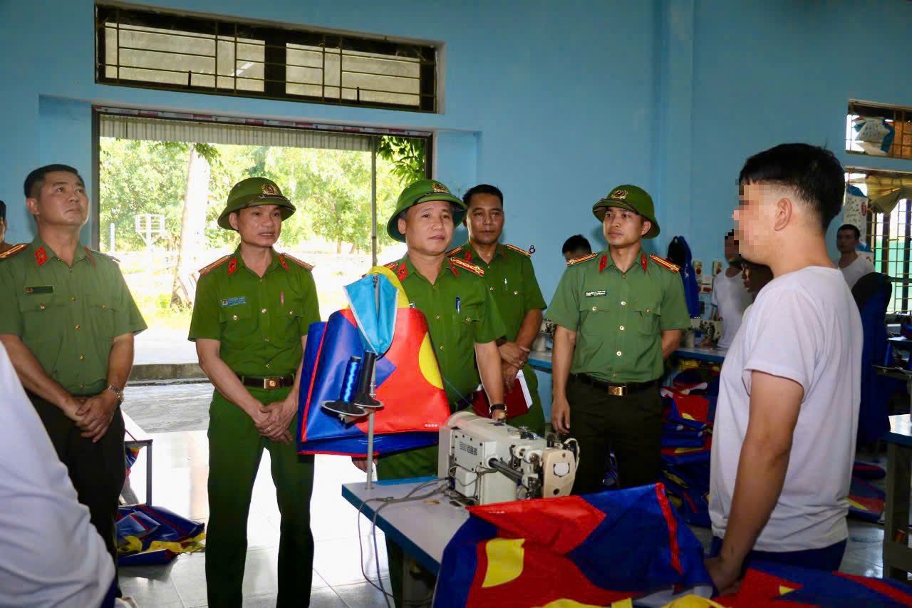 Lãnh đạo Công an tỉnh kiểm tra công tác tại Phân khu 1 – Cơ sở cai nghiện ma túy số 2