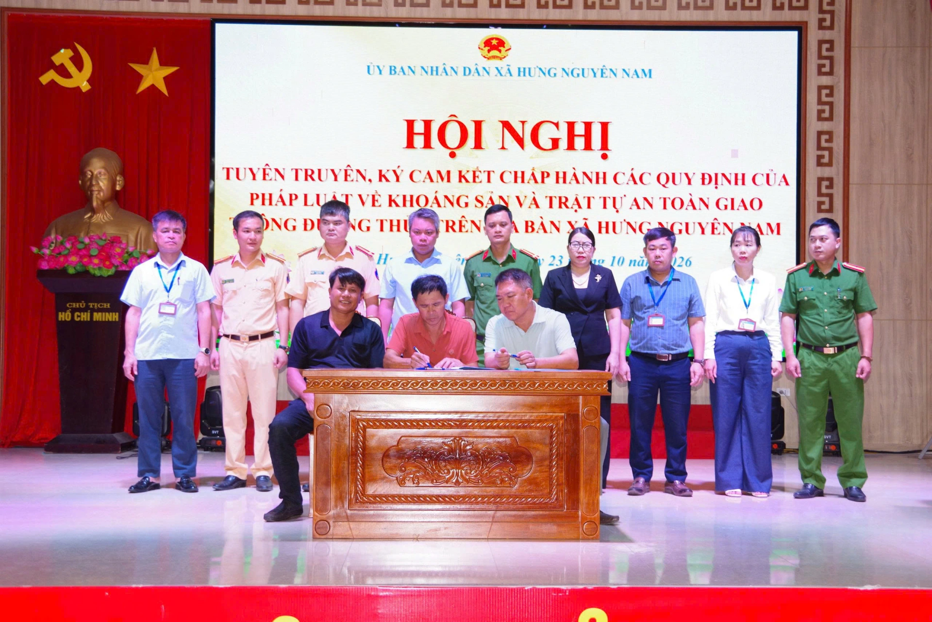 Xã Hưng Nguyên Nam tăng cường bảo đảm an toàn giao thông đường thủy