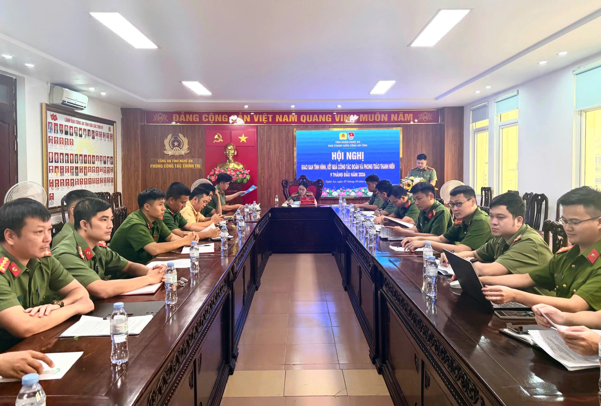 Giao ban tình hình, kết quả công tác đoàn và phong trào thanh niên 09 tháng năm 2026