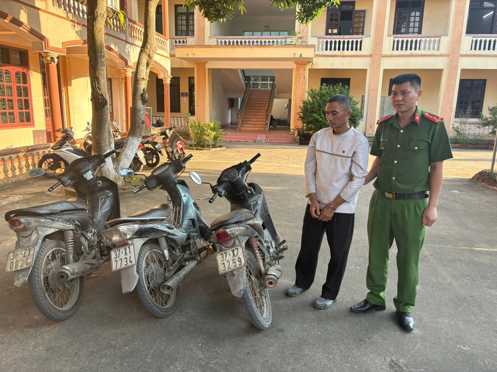 Công an phường Thái Hòa nhanh chóng làm rõ vụ trộm cắp tài sản tại công trường xây dựng