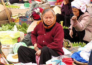 Hình ảnh chợ quê ngày Tết