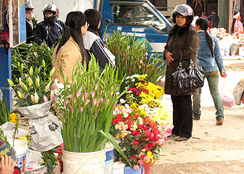Hình ảnh chợ quê ngày Tết
