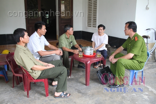 Một Đội trưởng Công an phụ trách xã tận tâm