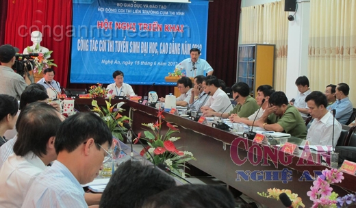Triển khai công tác coi thi tuyển sinh ĐH, CĐ
