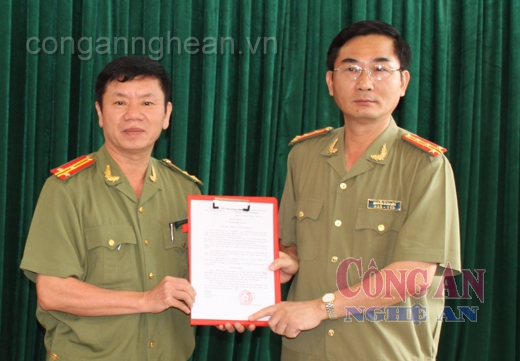 Công bố quyết định thành lập 2 phòng nghiệp vụ