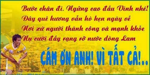 Fan xứ Nghệ sẽ “mở tiệc” tiễn Công Vinh, Bóng đá, cdv nghe an, cdc slna, cong vinh, cv9, cong vinh sang nhat, cong vinh xuat ngoai, song lam nghe an, huu thang, hlv huu thang, vleague, bong da viet nam, tin chuyen nhuong, bong da viet nam, bong da, bongda, bao bong da, bong da 24h, bong da so, tin bong da, ket qua bong da, lich thi dau bong da, bang xep hang bong da, bao