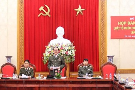 Họp Ban soạn thảo Luật Tổ chức cơ quan điều tra hình sự