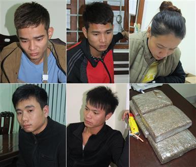 Bắt 5 đối tượng trong đường dây mua bán ma túy