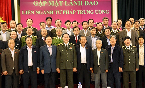 Gặp mặt liên ngành Tư pháp Trung ương