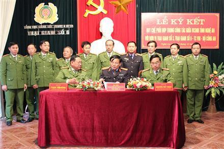 Ký kết quy chế phối hợp giữa VKSND tỉnh Nghệ An với Trại giam số 3, Trại giam số 6 BCA