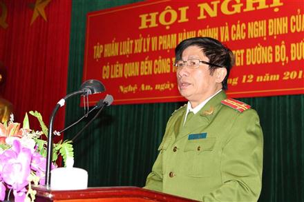 Tập huấn xử lý vi phạm hành chính liên quan đến công tác bảo đảm TTATGT