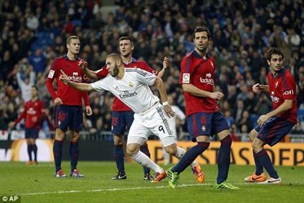 Real - Osasuna: Liên tục dồn ép
