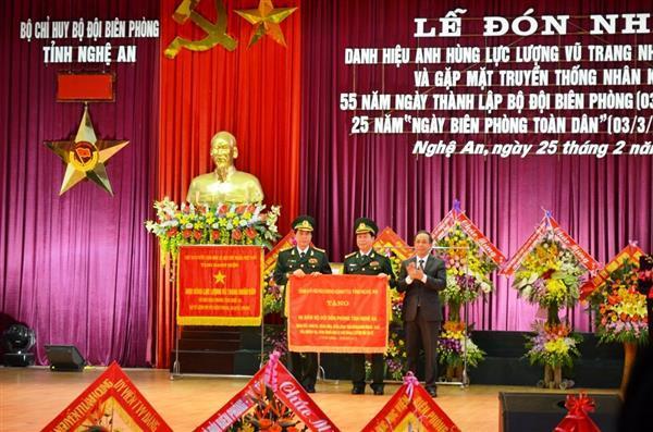 BĐBP Nghệ An đón nhận danh hiệu đơn vị Anh hùng lần II