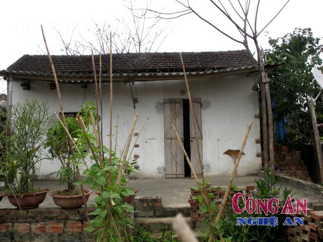 Ngôi nhà của hai cha con Hồ Đình Thành