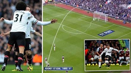 West Ham - MU: Rooney lập cú đúp