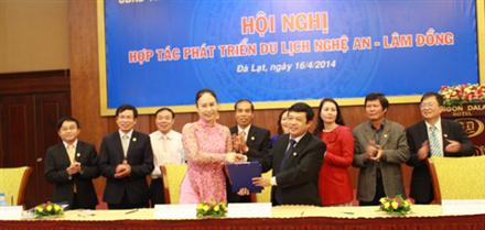 Nghệ An và Lâm Đồng ký kết hợp tác phát triển du lịch