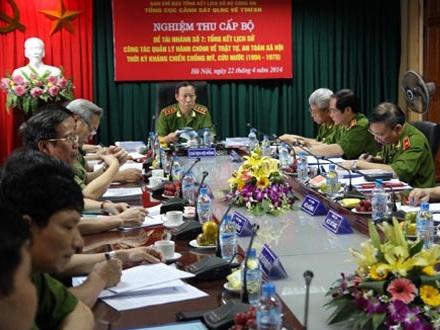 Công tác đảm bảo TTXH trong kháng chiến chống Mỹ