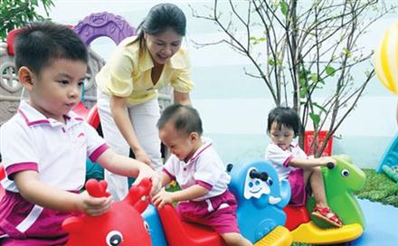Trẻ 6 tháng tuổi sẽ được vào mầm non công lập