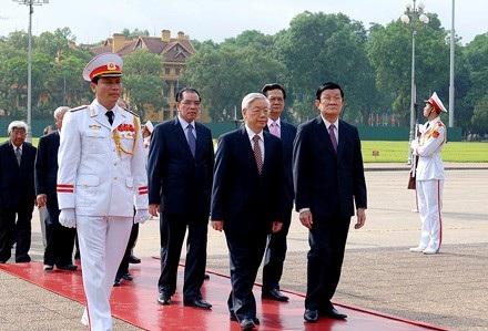 Lãnh đạo Đảng, Nhà nước viếng Chủ tịch Hồ Chí Minh