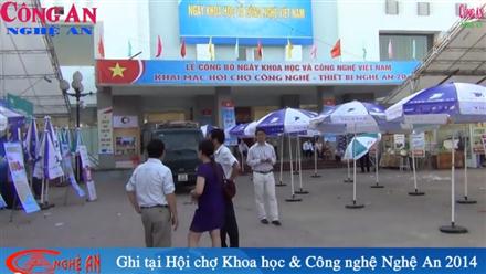 Ghi tại Hội chợ Khoa học & Công nghệ Nghệ An 2014