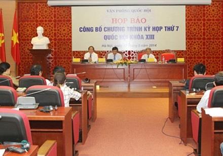 Kỳ họp thứ 7: Quốc hội dành nhiều thời gian cho lập pháp