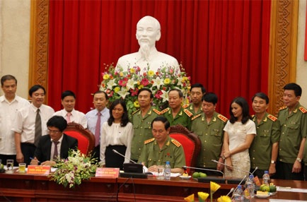 Bộ Công an - Đài TH Việt Nam: Phối hợp công tác tuyên truyền