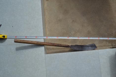 Con dao hung thủ Long dùng để gây án.