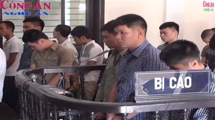 Tuyên án 20 kẻ giết người, gây rối trật tự công cộng