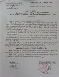 Sử dụng bằng giả, Chủ tịch xã bị cách chức