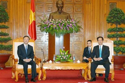 Thủ tướng Nguyễn Tấn Dũng tiếp Ủy viên Quốc vụ Trung Quốc Dương Khiết Trì