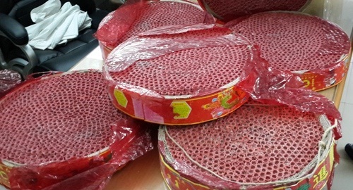 Bắt vụ vận chuyển 5 kg pháo nổ