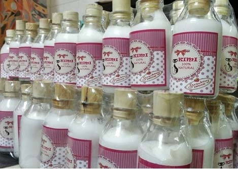 Sản phẩm sau khi được đóng nhãn mác.