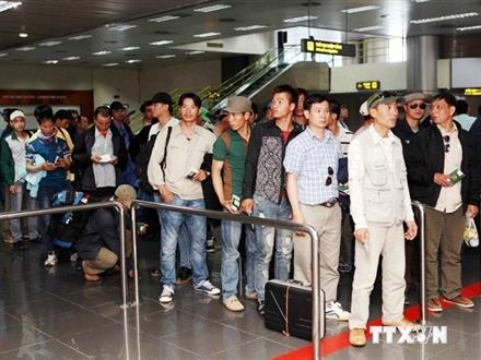 Đã có 1.391 lao động Việt Nam từ Libya về nước an toàn