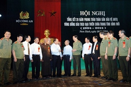 Đồng bào theo đạo Thiên chúa với phong trào bảo vệ ANTQ