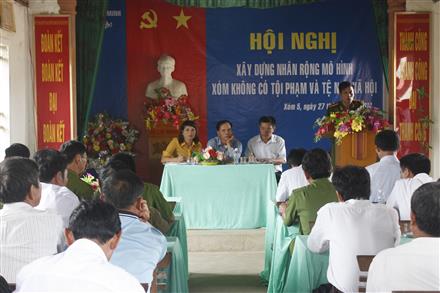 Phát huy hiệu quả từ các mô hình phòng chống tội phạm