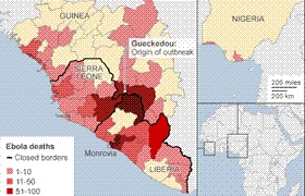 Dịch Ebola lây lan theo 'cấp số nhân'