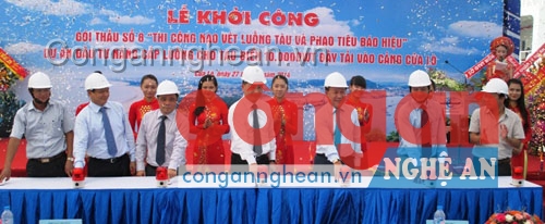 Khởi công Dự án nâng cấp Cảng Cửa Lò