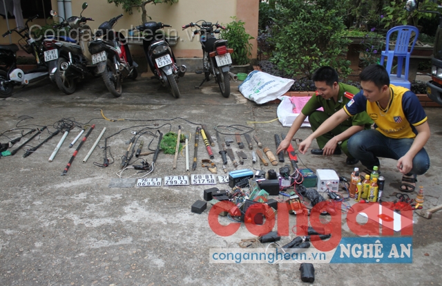 Hung khí, dụng cụ của các đối tượng khi đi trộm chó