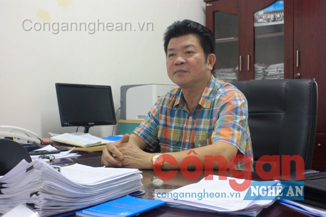 Ông Võ Minh Đức, Chánh Văn phòng Ban ATGT tỉnh