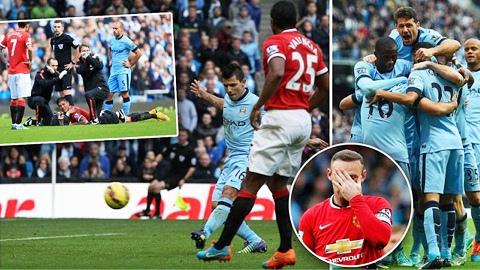 Man City 1-0 M.U: Trận derby thành Manchester bị nhuộm xanh.