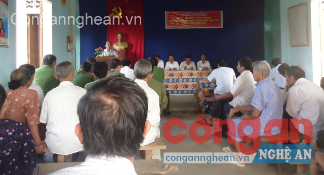 Hiệu quả từ mô hình 'Toàn dân chung tay xây dựng  khu dân cư an toàn về ANTT'