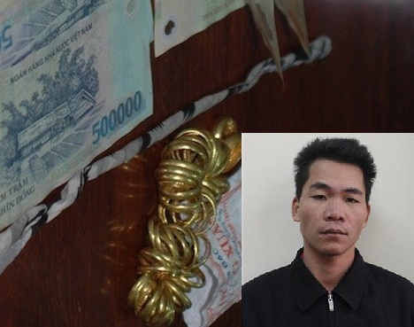 Trộm hơn 400 lượng vàng tại Bình Phước, sa lưới tại TP Vinh