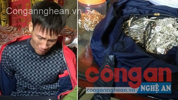 Đối tượng Lê Đình Việt và tang vật qua khám xét tại nơi cư trú