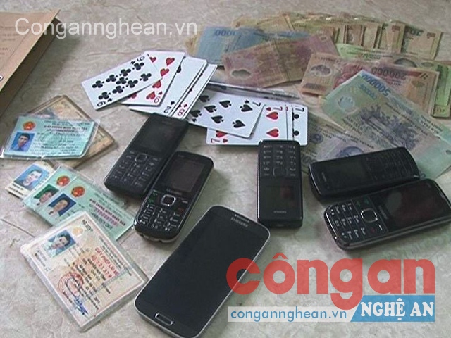 Tang vật thu được