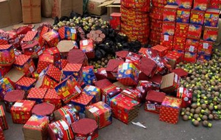 Phát hiện, bắt nhiều vụ pháo