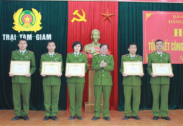 Trại tạm giam Công an tỉnh Tổng kết công tác xây dựng Đảng