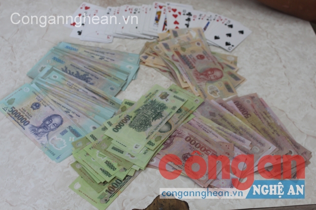 Tang vật thu được
