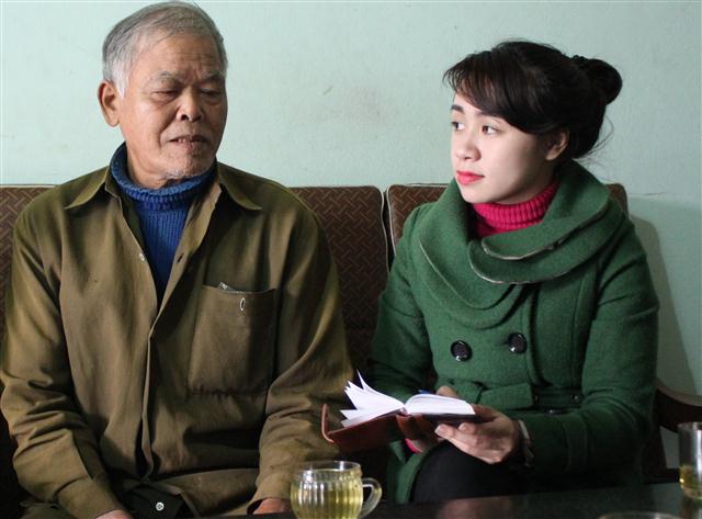 Cụ La Văn Minh - một trong 5 người có công khám phá  Mó nước Tiên Kỳ