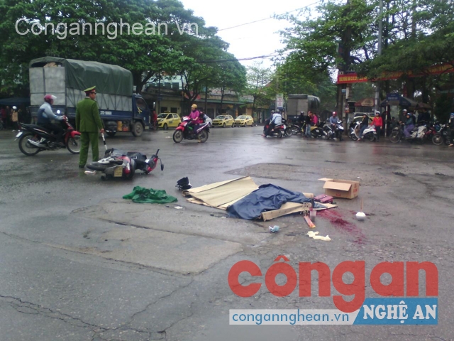 Hiện trường vụ tai nạn