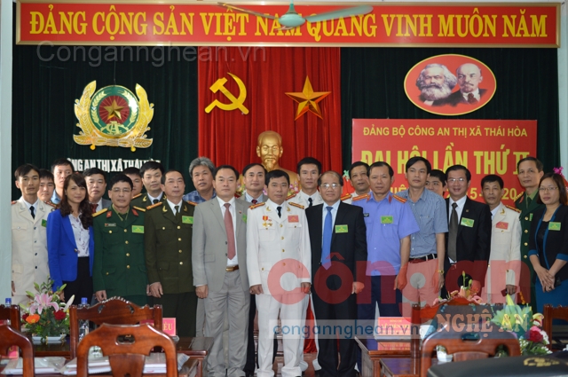 Công an Thị xã Thái Hòa: Đại hội đại biểu Đảng bộ lần thứ II